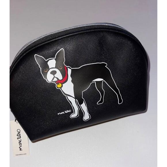 Marc Tetro  Boston ‎ Terrier Makeup  Bag - Picture 1 of 3